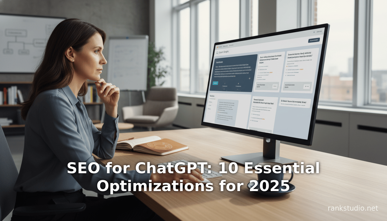 SEO for ChatGPT: 10 Essential Optimizations for 2025