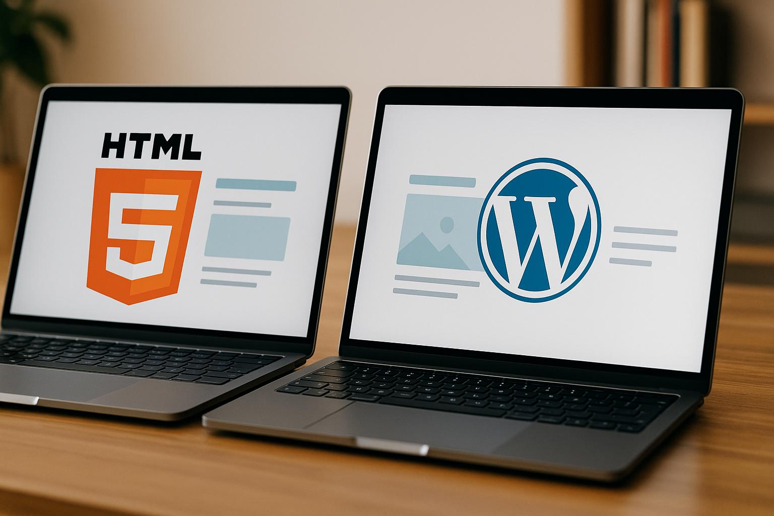 Static HTML vs. WordPress: A Comparison of Web Architectures
