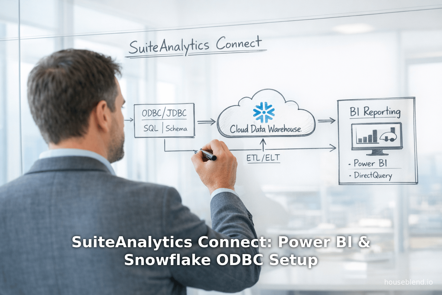 SuiteAnalytics Connect: Power BI & Snowflake ODBC Setup