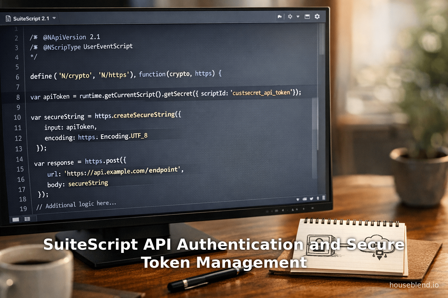 SuiteScript API Authentication and Secure Token Management