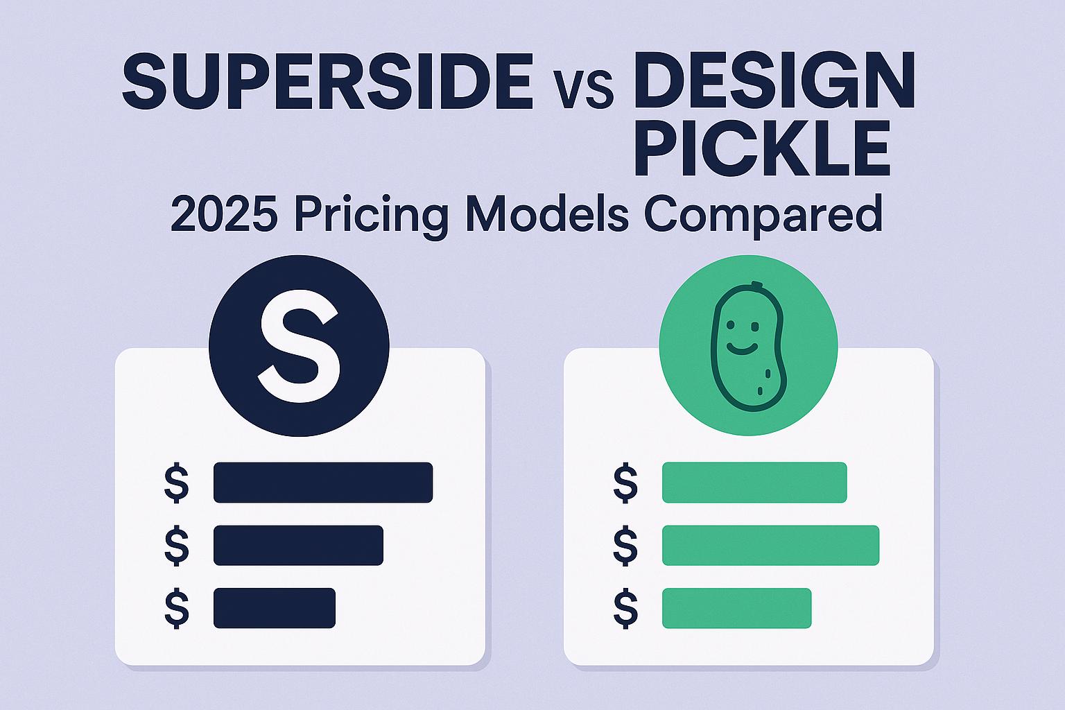 Superside vs Design Pickle: 2025 Pricing Models Compared