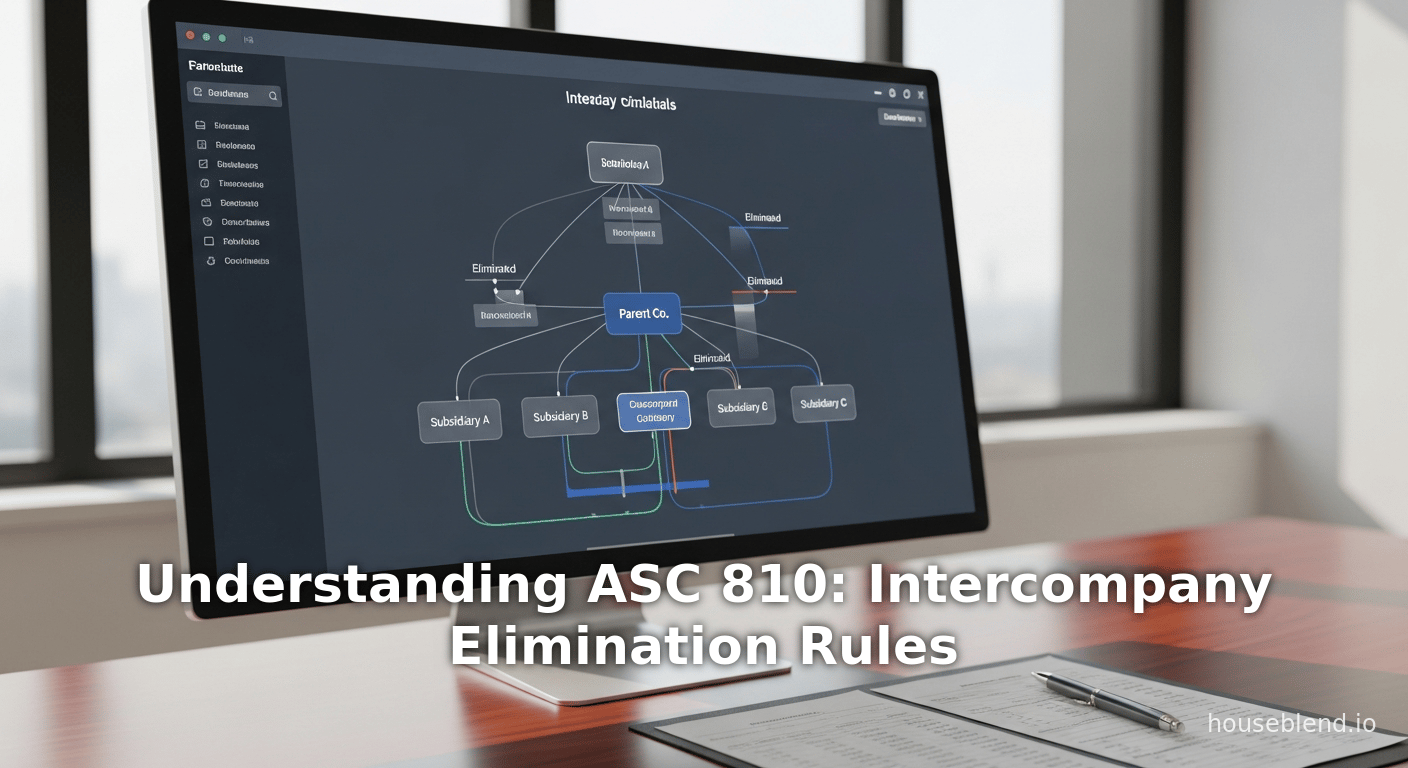 Comprendre l'ASC 810 : Règles d'élimination intersociétés