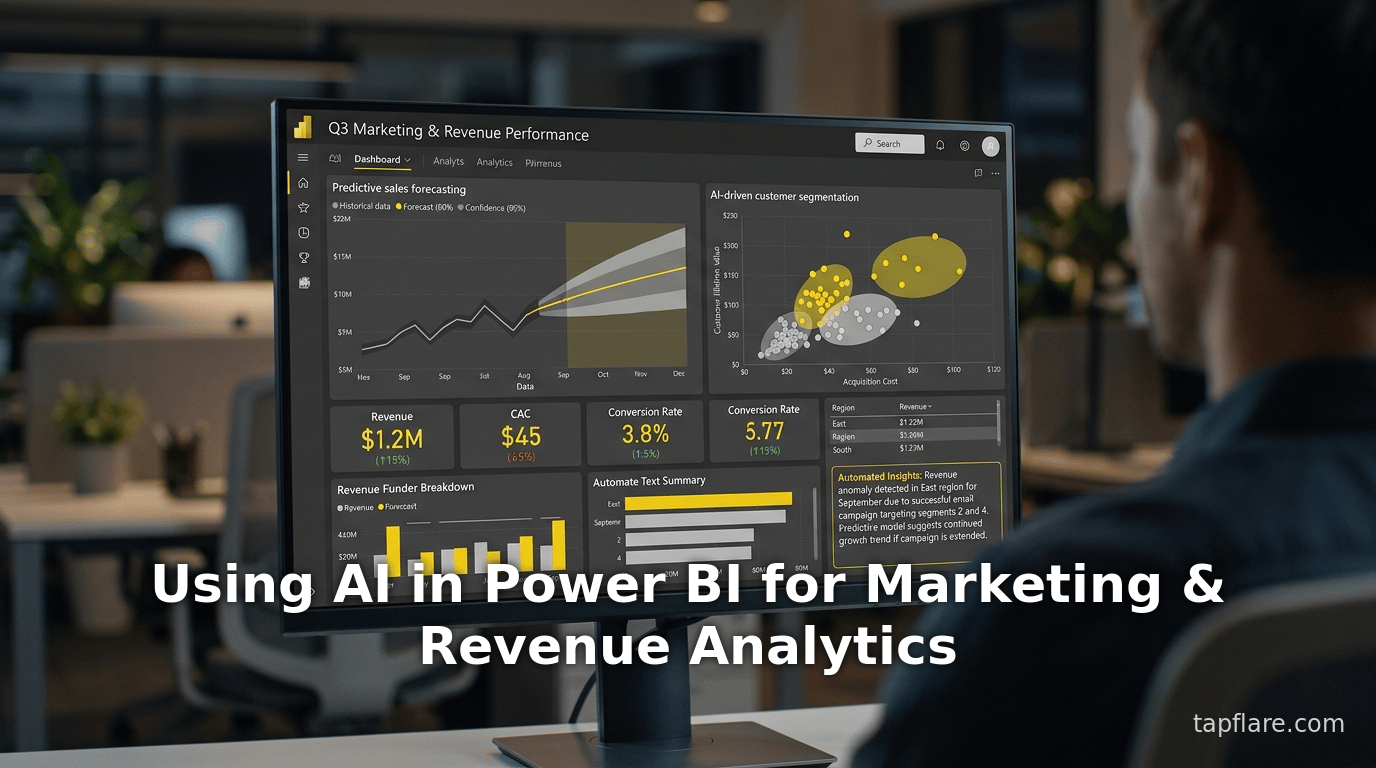 Using AI in Power BI for Marketing & Revenue Analytics
