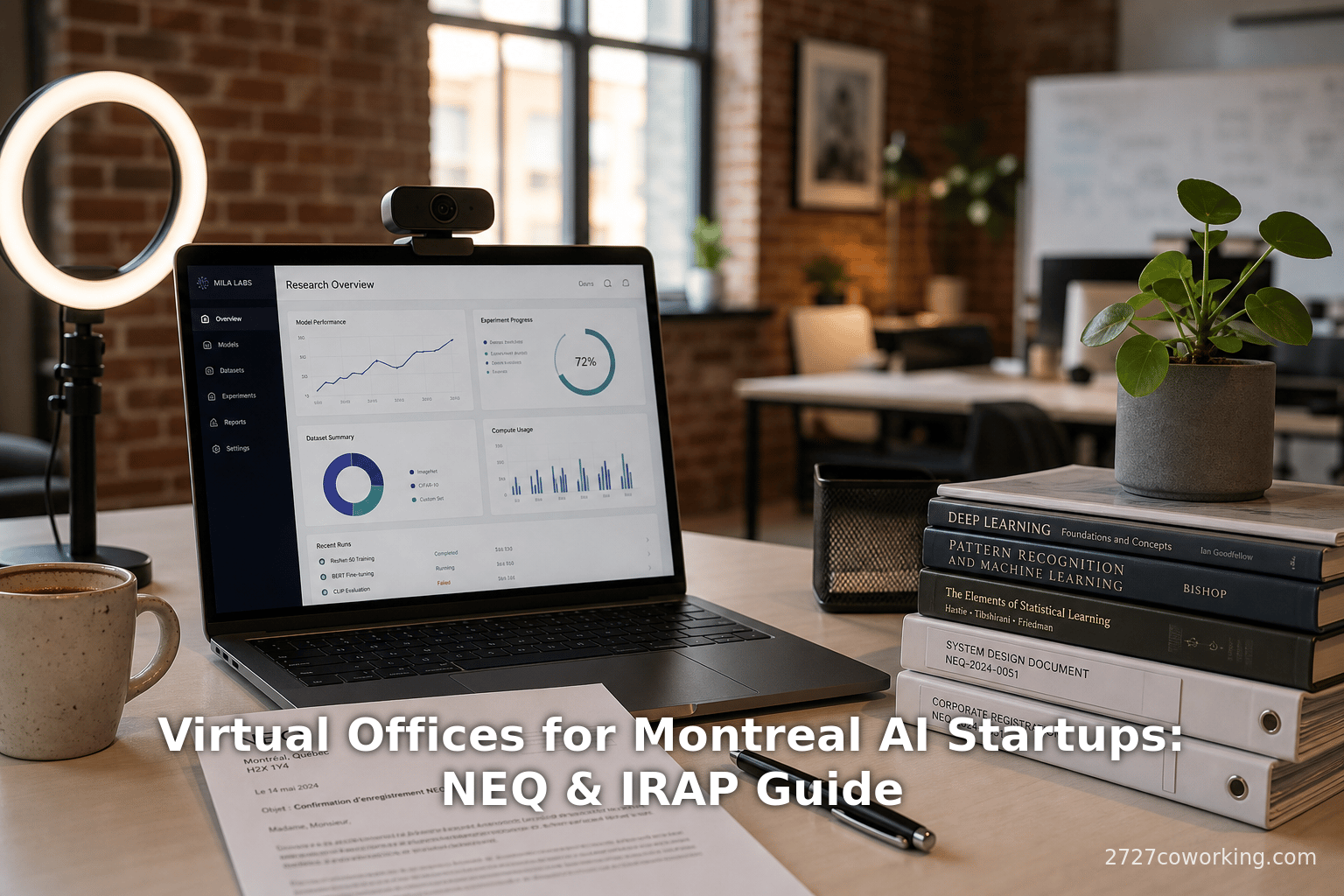 Virtual Offices for Montreal AI Startups: NEQ & IRAP Guide