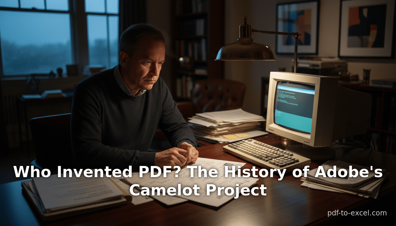 Who Invented PDF? The History of Adobe's Camelot Project