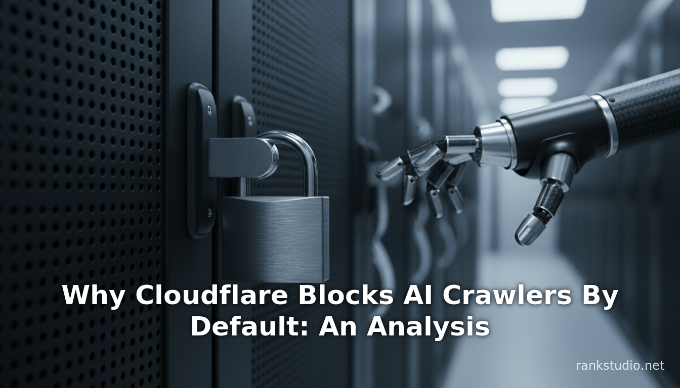 Why Cloudflare Blocks AI Crawlers By Default: An Analysis