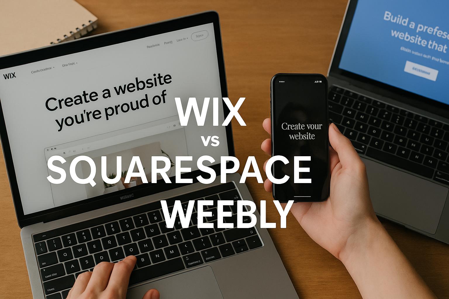A Comparative Analysis of Wix, Squarespace, and Weebly