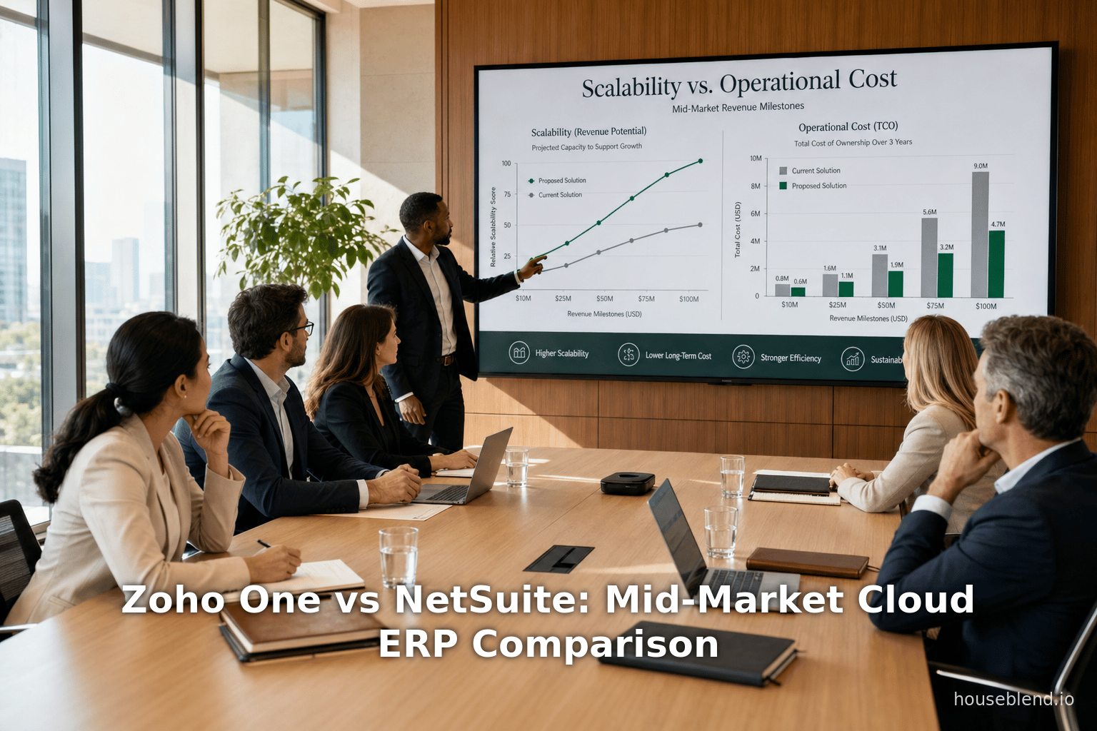 Zoho One vs NetSuite : Comparaison des ERP cloud pour le marché intermédiaire